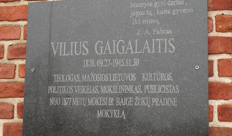 Prieš 150 metų gimė kunigas dr. Vilius Gaigalaitis 